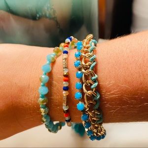 NWOT Boho Stacked Bracelet
